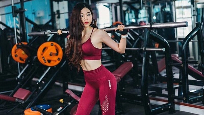 hình ảnh tập gym nữ đẹp dễ thương