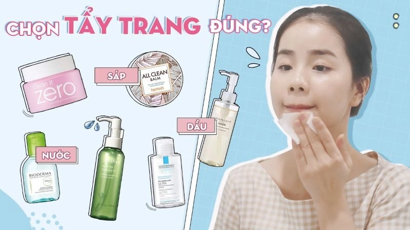 cách dùng nước tẩy trang như thế nào