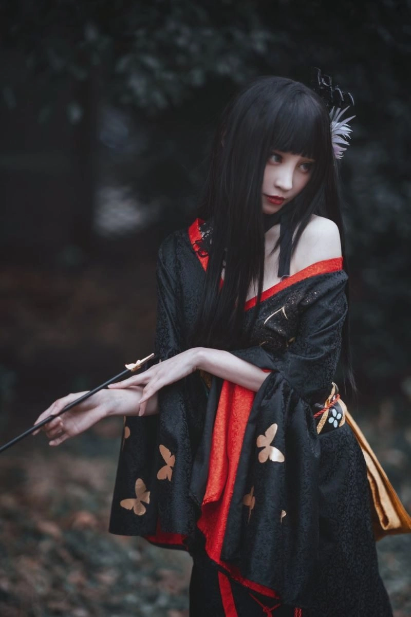 ảnh gái xinh cosplay kimono