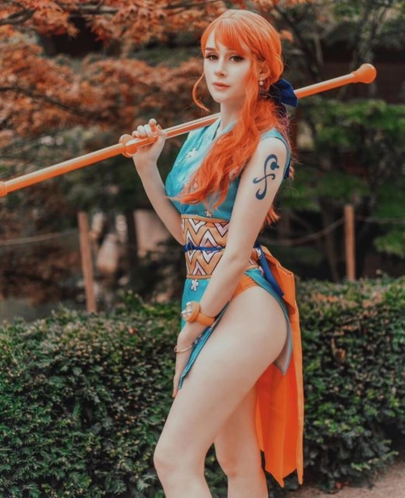 ảnh gái xinh cosplay  one piece