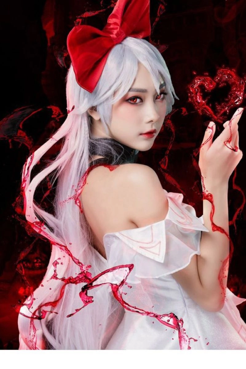 ảnh gái xinh cosplay hầu gái